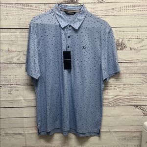 7 Diamonds Light Blue Golf Polo